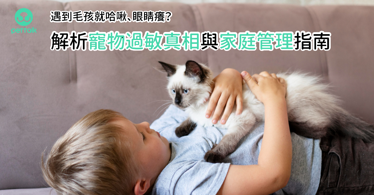 遇到毛孩就哈啾、眼睛癢？解析寵物過敏真相與家庭管理指南｜小兒科專科醫師—那明珠