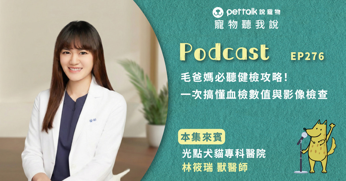 【寵物聽我說】EP276｜毛爸媽必聽健檢攻略！一次搞懂血檢數值與影像檢查｜專業獸醫—林筱瑞