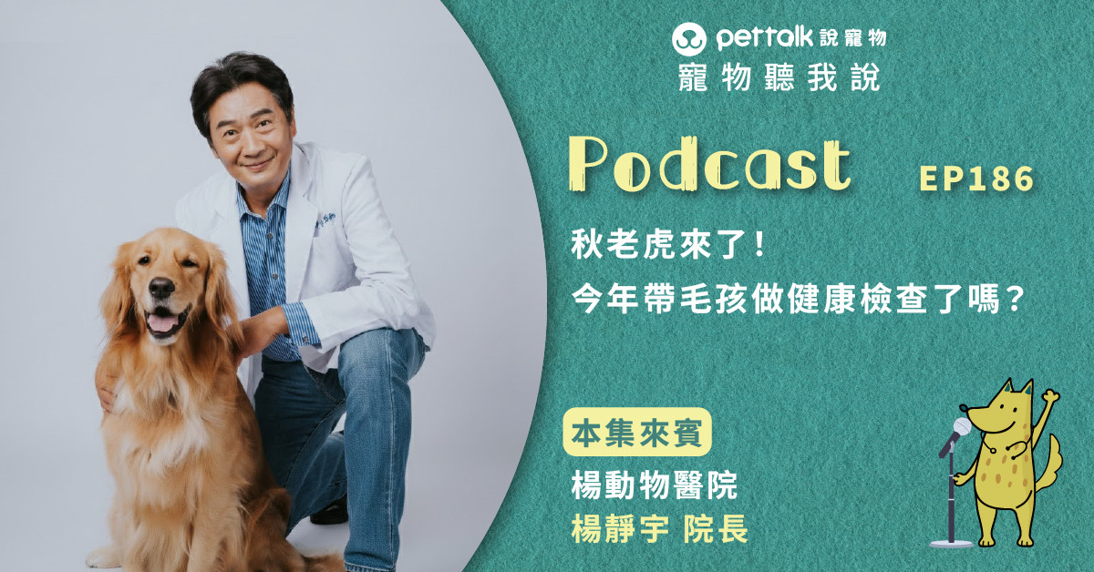 【寵物聽我說】EP186｜秋老虎來了！今年帶毛孩做健康檢查了嗎？｜專業獸醫—楊靜宇